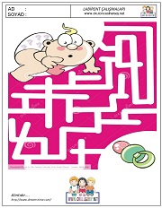 anaokulları için Labirent Bulmaca